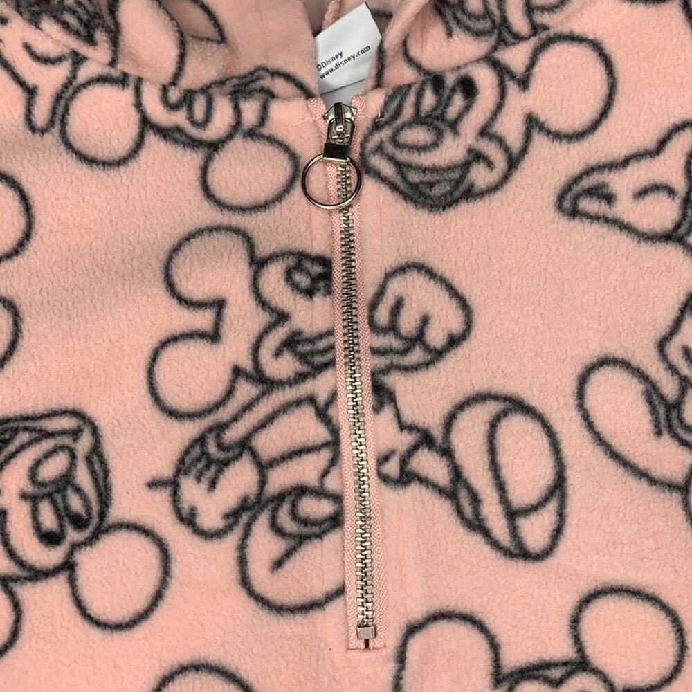 Disney Mickey Mouse Hoodie Blush Pink Size XXL - Picture 8 of 11